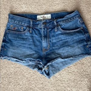 Hollister jean shorts
